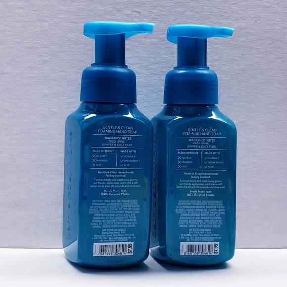 Bath & Body Works CRISP MORNING AIR Gentle & Clean Foaming Hand Soap (2 pack) - Picture 3 of 3